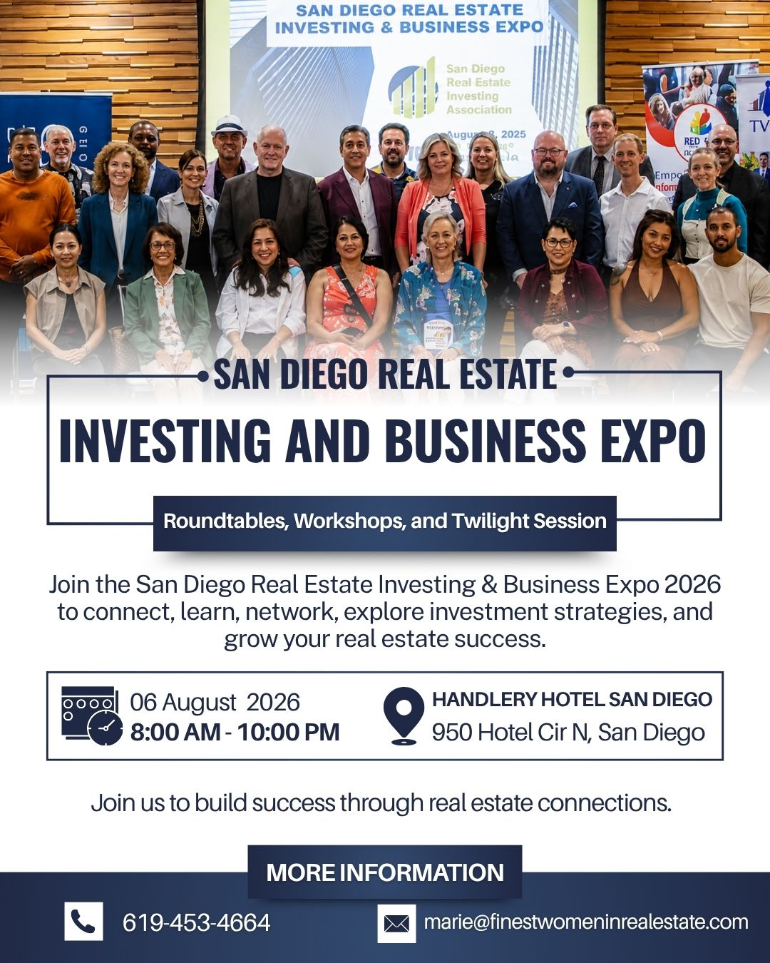 San Diego Real Estate Investing and Business Expo 2026 Conference Poster 